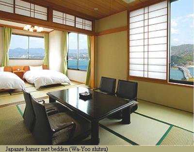 traditionele japanse hotelkamer