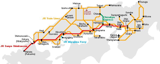 Sanyo Sanin Area Pass Sanyo Sanin Area Pass